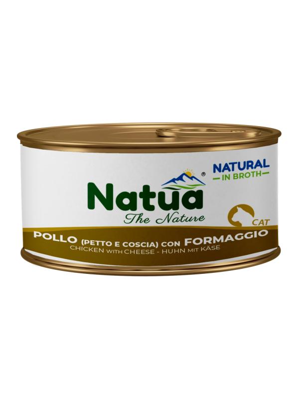Natua Cat Brodo Pollo con Formaggio 85g