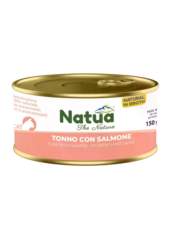 Natua Cat Brodo Tonno con Salmone 150g