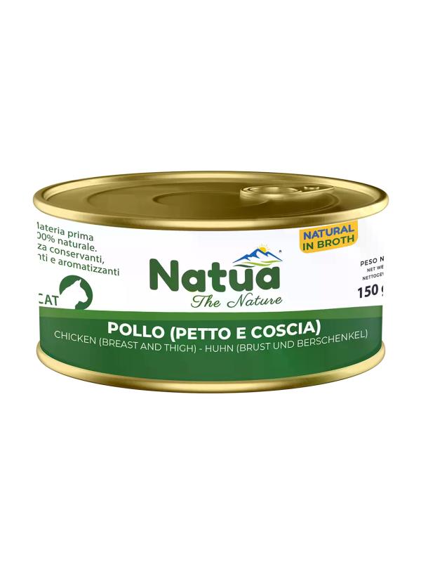 Natua Cat Brodo Pollo Petto e Coscia 150g