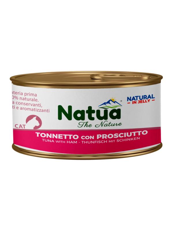 Natua Cat Jelly Tonnetto con Prosciutto 150g