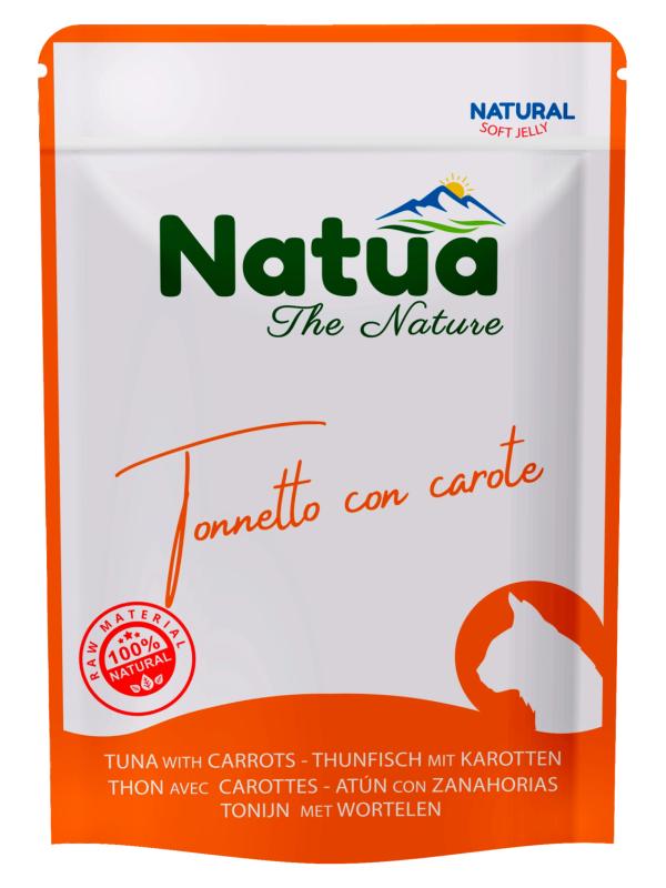 Natua Cat Busta Tonnetto con Carote 70g