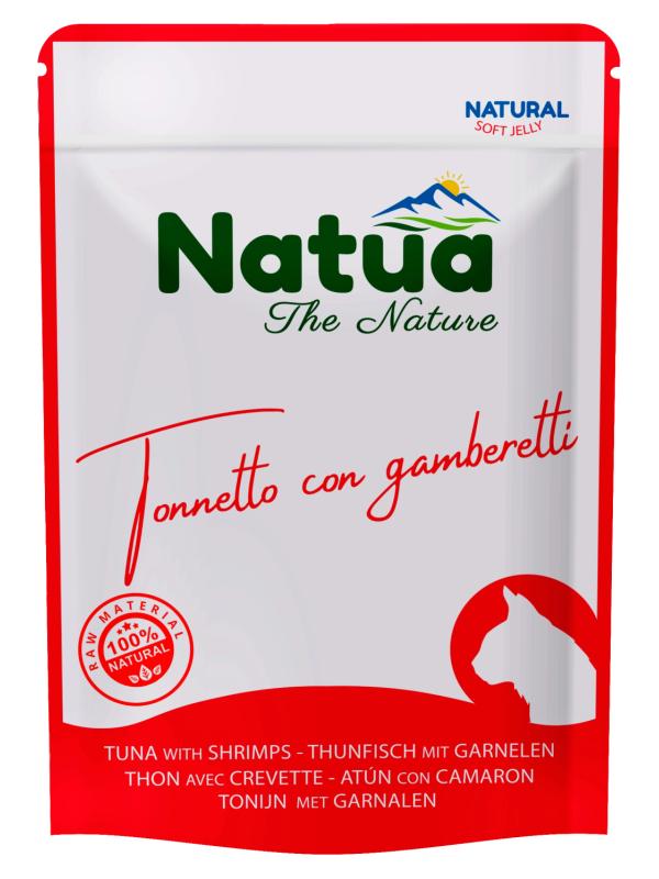 Natua Cat Busta Tonnetto con Gamberi 70g