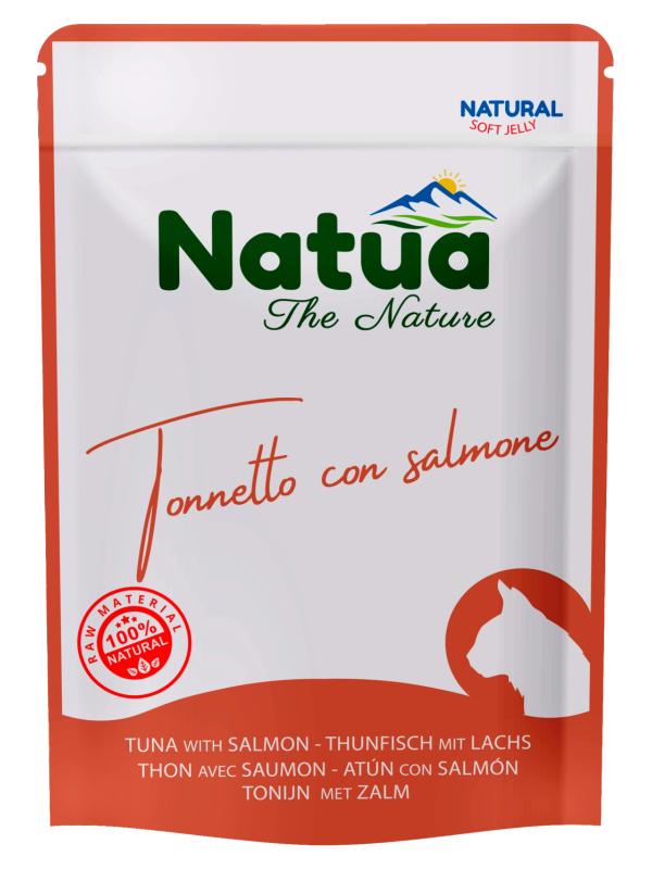 Natua Cat Busta Tonnetto con Salmone 70g