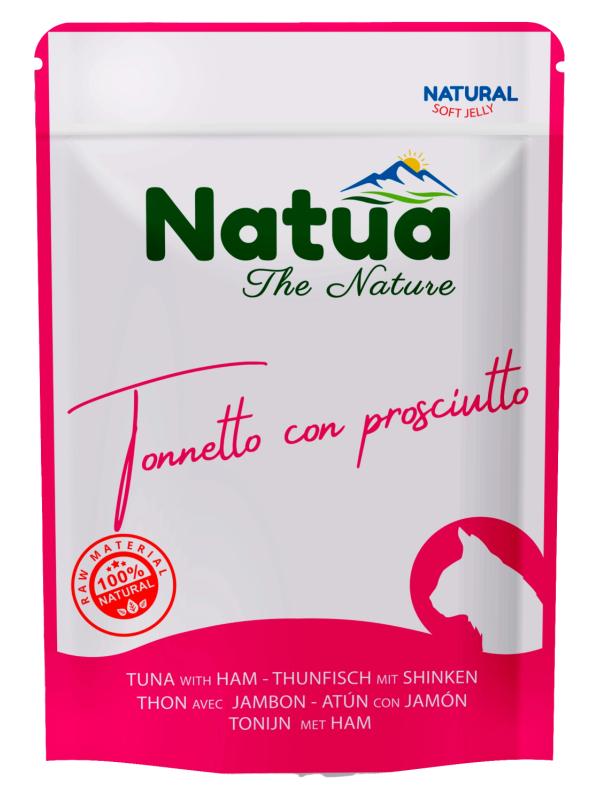 Natua Cat Busta Tonnetto con Prosciutto 70g