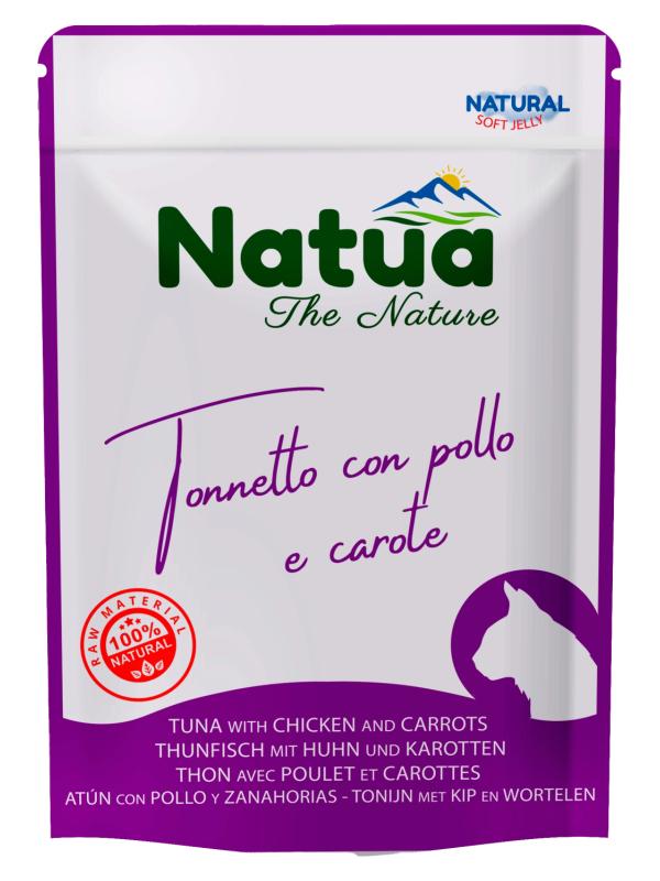 Natua Cat Busta Tonnetto con Pollo e Carote 70g