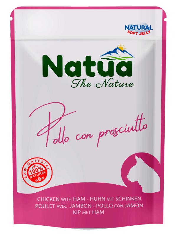 Natua Cat Busta Pollo e Prosciutto 70g