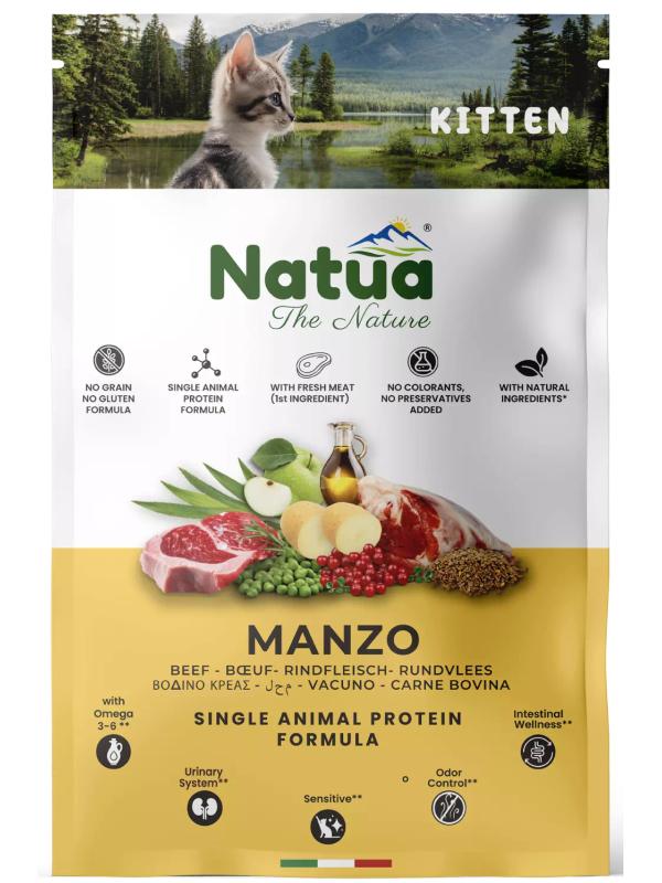 Natua Cat Kitten Manzo 1,5kg
