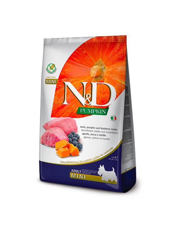 N&D Dog Pumpkin Agnello e Mirtillo Mini 800g