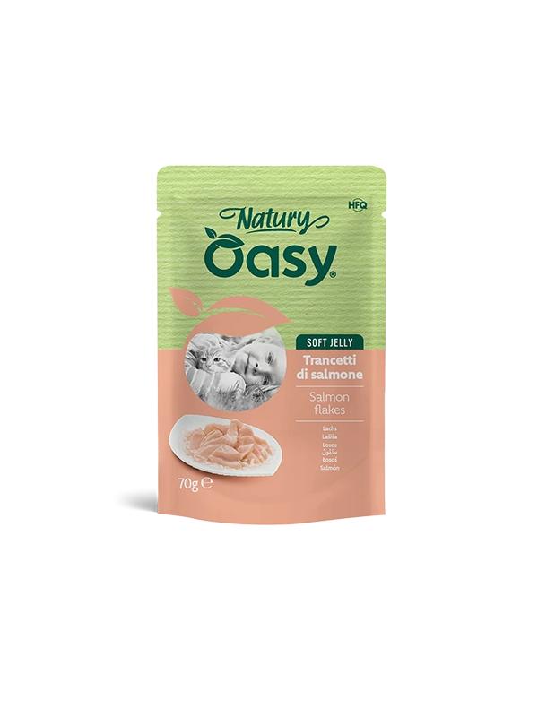 Oasy cat busta con trancetti di salmone 70g