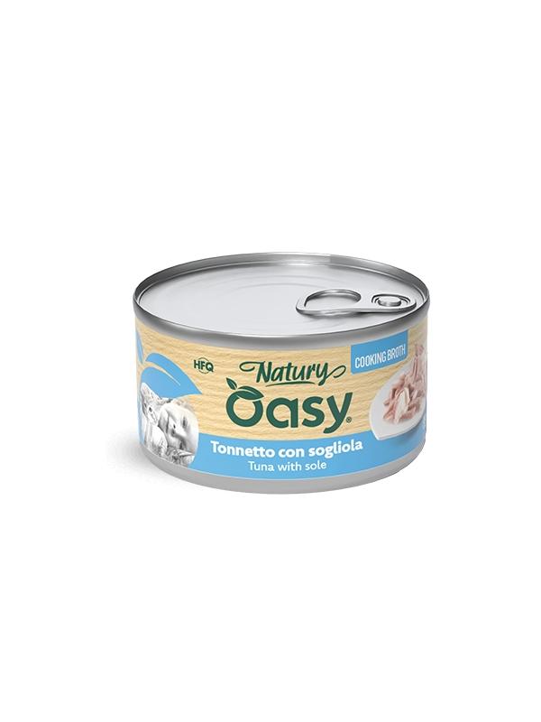 Oasy Cat Brodo Tonnetto con Sogliola 85g