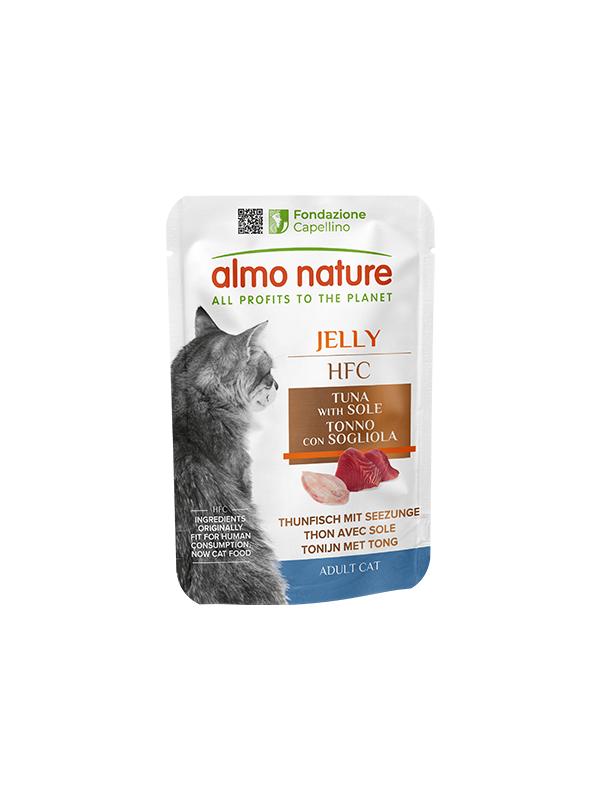 Almo Nature Jelly HFC Tonno e Sogliola 55g