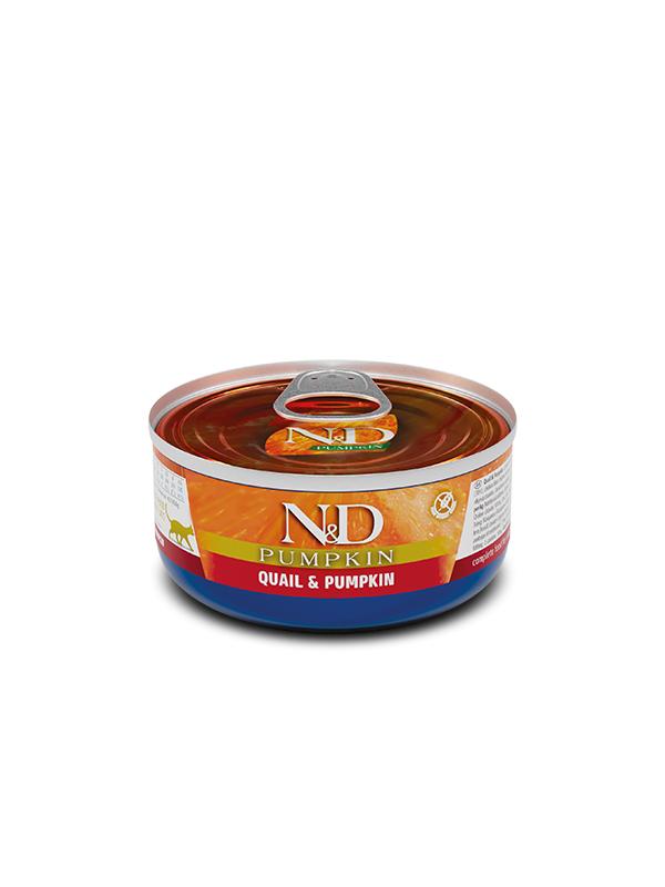 N&D Cat Pumpkin Quaglia e Zucca 70g