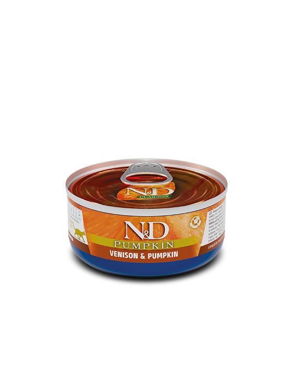 N&D Cat Pumpkin Cervo e Zucca 70g