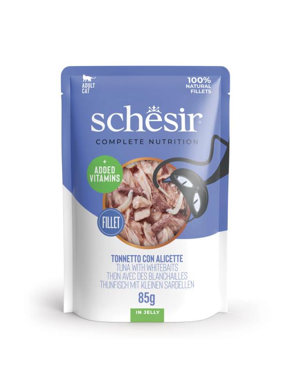Schesir cat busta con tonnetto e alicette 85g