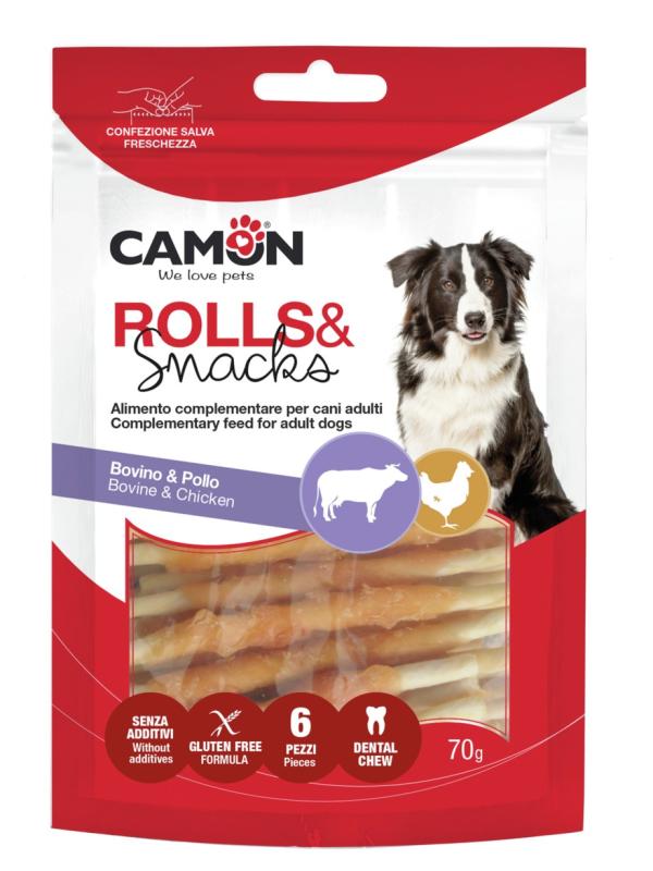 Trixie Rolls di Bovino e Pollo 70g