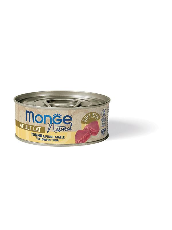 MONGE CAT NATURAL JELLY Tonno 80gr