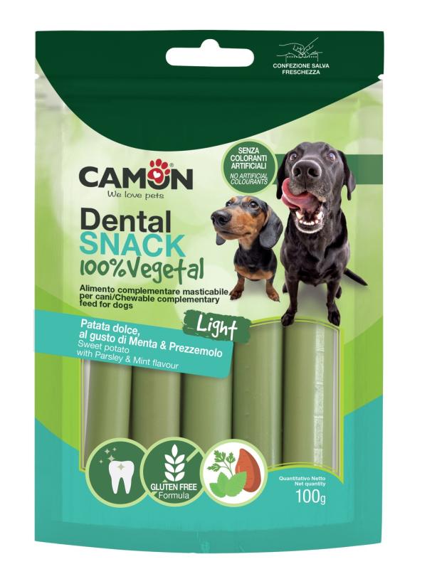 Camon Dental Snack Vegetal Patata Dolce, Menta e Prezzemolo