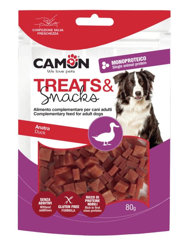 Camon Treats & Snacks Anatra Dadini 80g