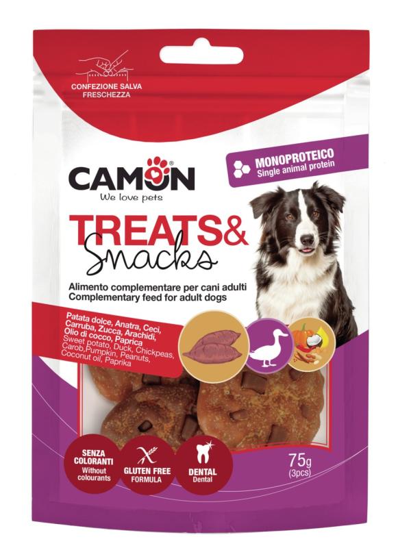 Camon Treats & Snacks Patata Dolce e Anatra 80g