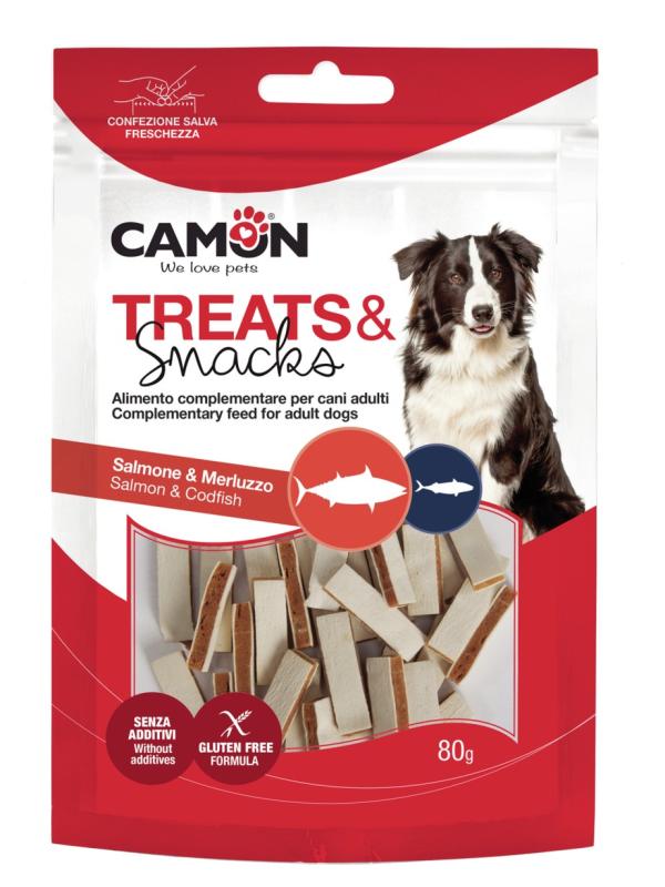 Camon Treats & Snacks Salmone e Merluzzo 80g