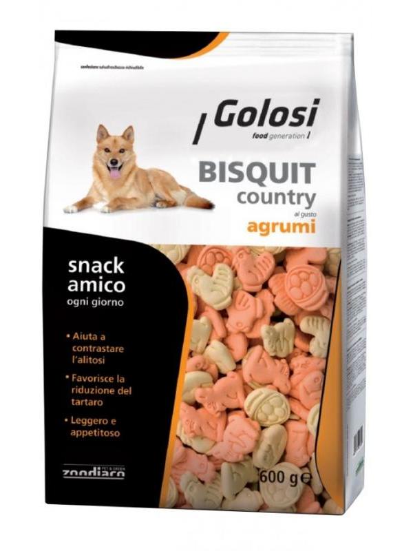 Golosi dog biscuit country agrumi 600g