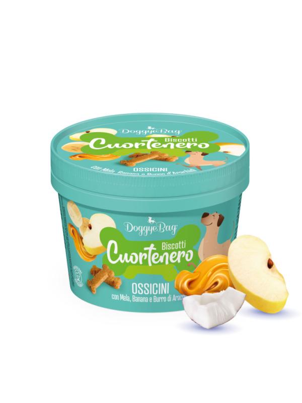 DOGGYEBAG CUORTENERO Ossicini Mela e Banana e Burro d'Arachidi 150gr
