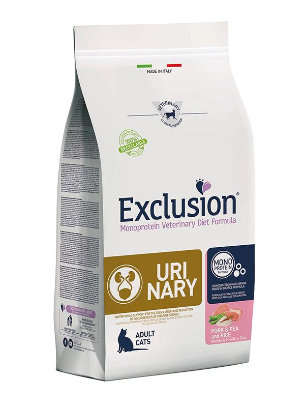 EXCLUSION CAT Urinary Pork & Pea 1,5kg
