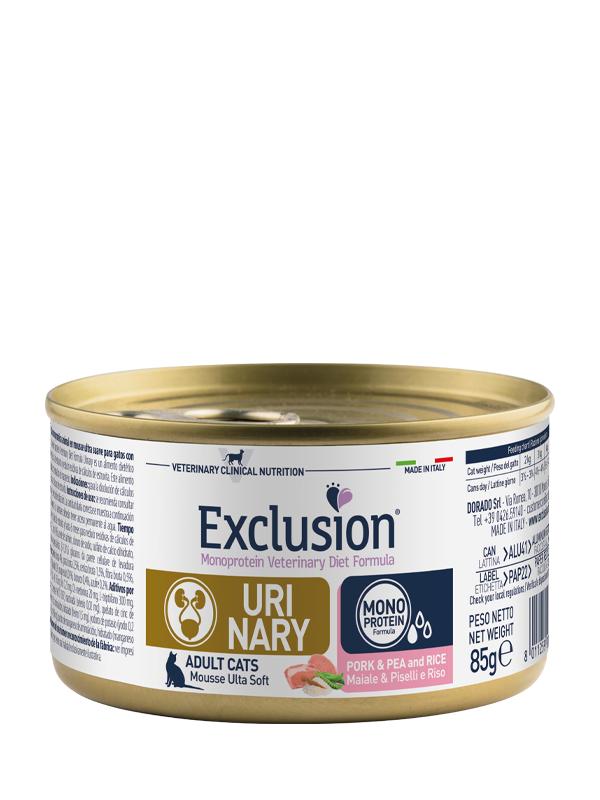 EXCLUSION CAT Urinary Pork & Pea 85gr