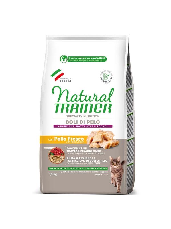 NATURAL TRAINER Boli di Pelo Pollo 1,5kg