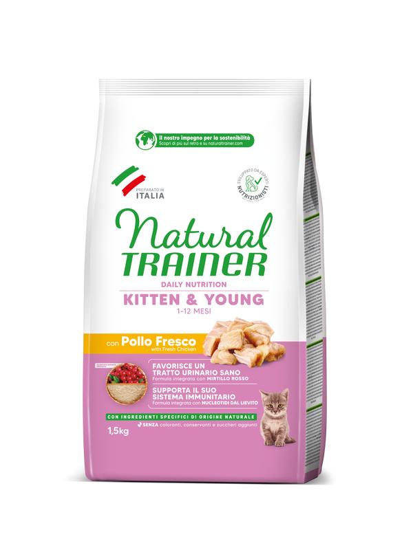 NATURAL TRAINER KITTEN Pollo 1,5kg