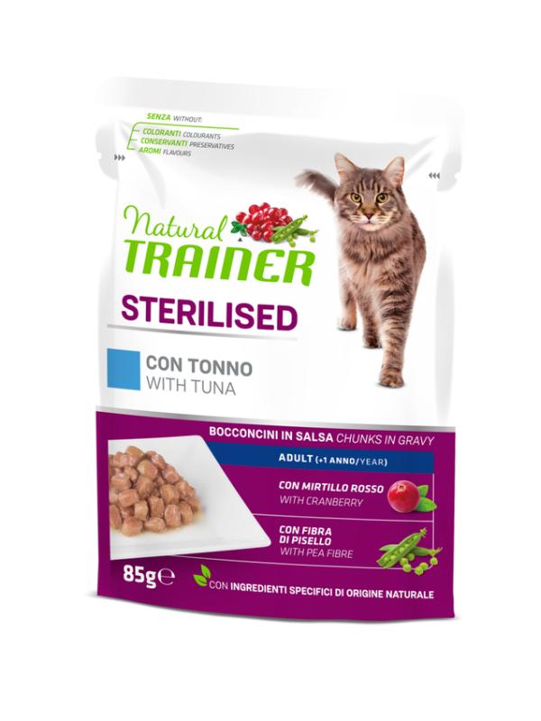 NATURAL TRAINER Sterilised Tonno 85gr