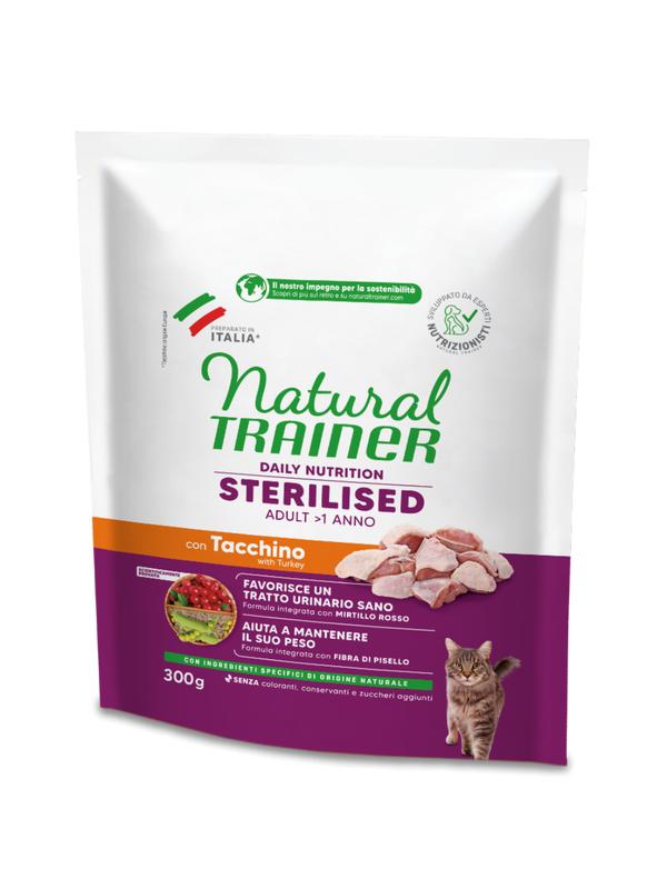 NATURAL TRAINER Sterilised Tacchino 300gr