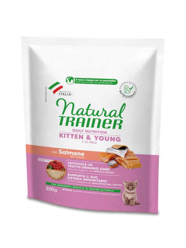 NATURAL TRAINER KITTEN Salmone 300gr