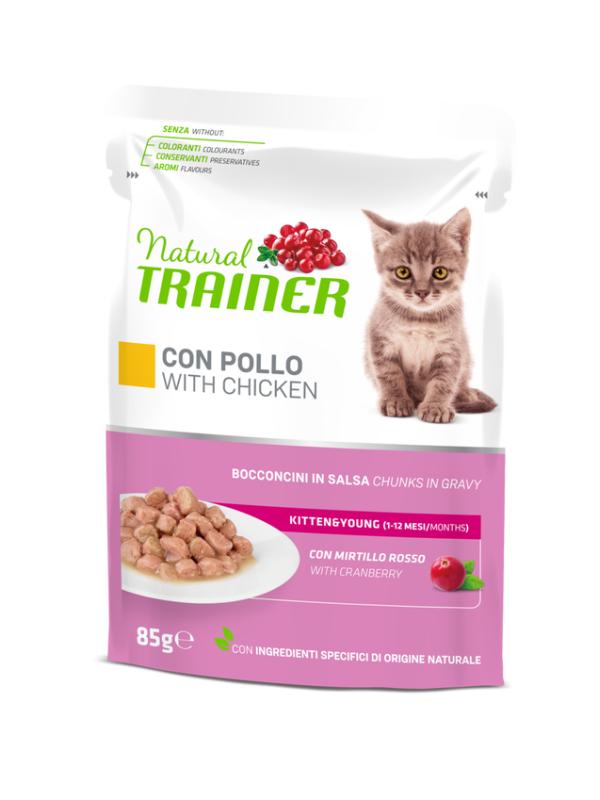 NATURAL TRAINER KITTEN Pollo 85gr