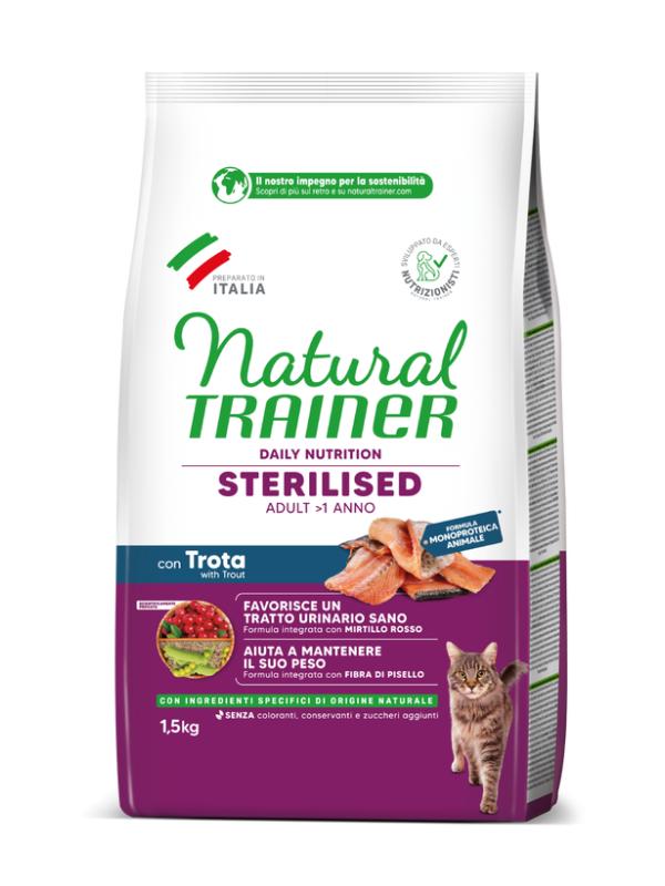 NATURAL TRAINER Sterilised Trota 1,5kg