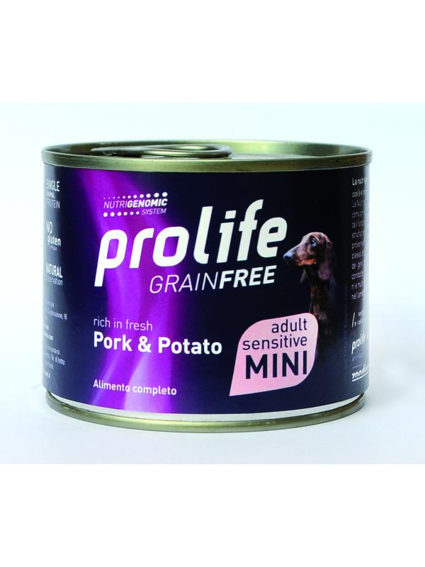 Prolife Dog Grain Free Adult Sensitive Pork & Potato 200g 