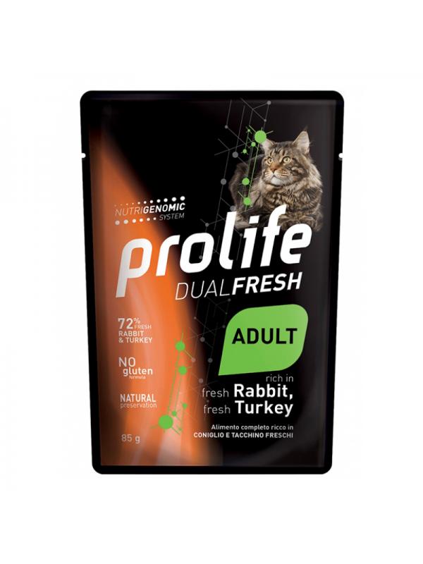 Prolife Cat Dual Fresh Adult Rabbit & Turkey 85g