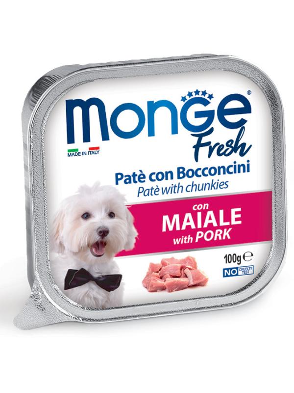 MONGE DOG FRESH Patè Maiale 100gr