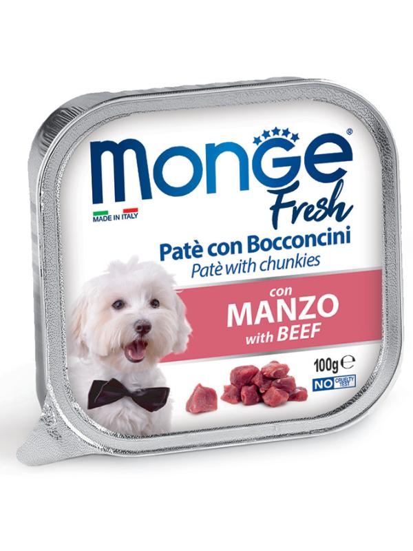  MONGE DOG FRESH Patè Manzo 100gr