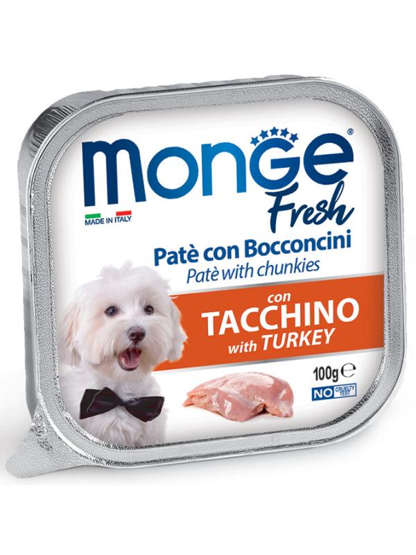 MONGE DOG FRESH Patè Tacchino 100gr