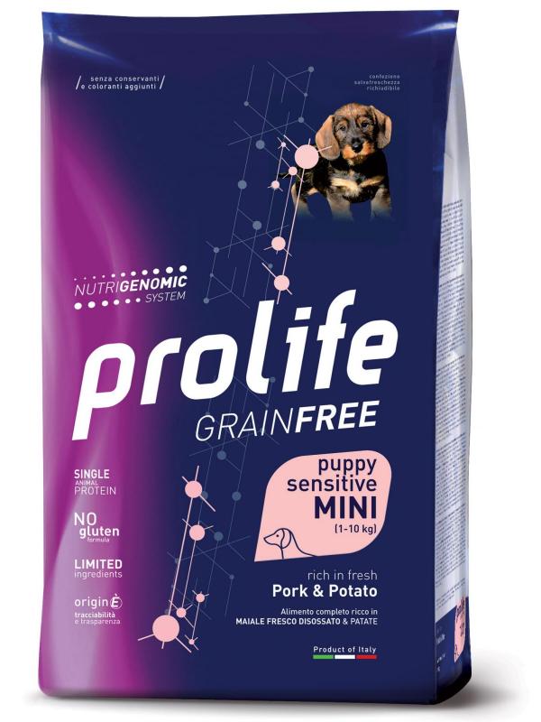 Prolife Dog G.Free Puppy Sensitive Pork & Potato - Mini 7 Kg