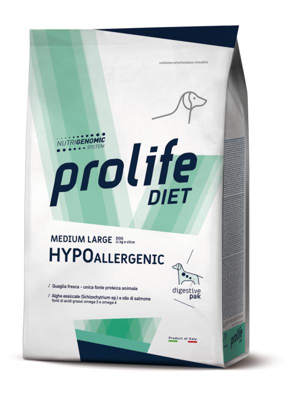 PROLIFE DOG DIET HYPOALLERGENIC M/L 8kg