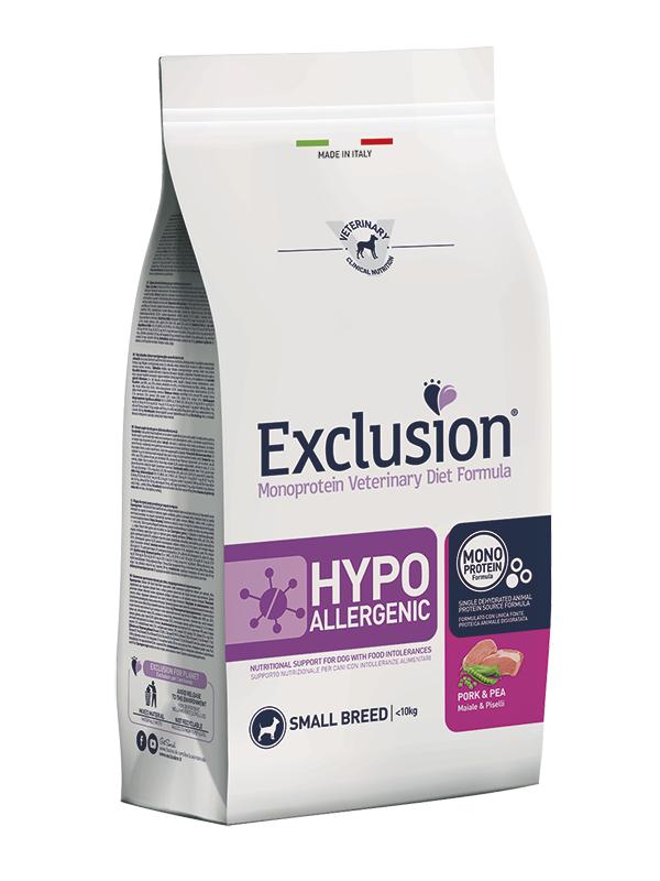 EXCLUSION Hypoallergenic Pork & Pea Small 2kg