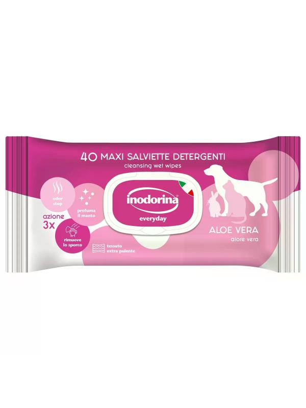 Inodorina Salviette Everyday Aloe Vera 40pz