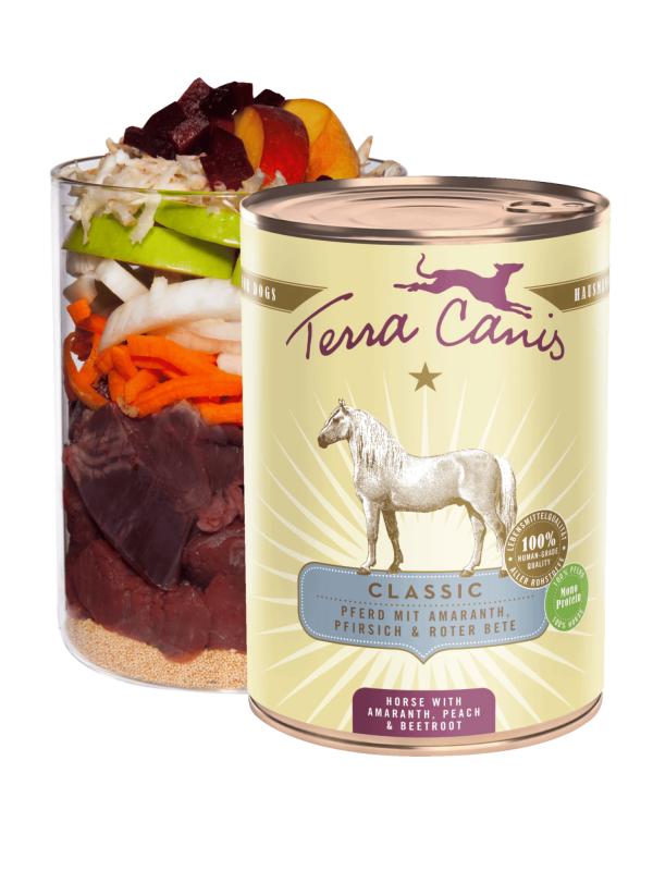 TERRACANIS Classic Cavallo con amaranto, pesca e barbabietola 400gr