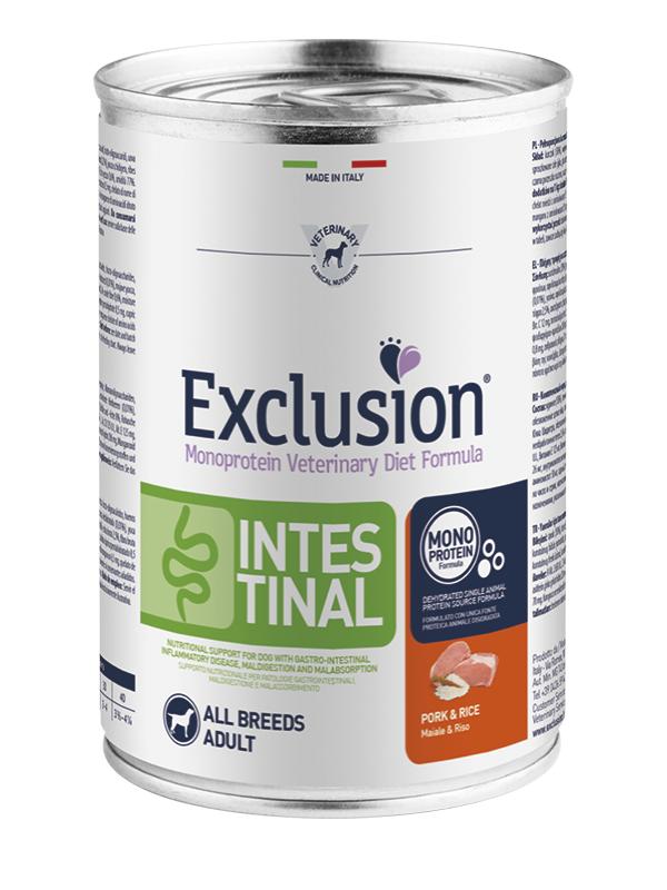 EXCLUSION Intestinal Pork & Rice M/L 400gr