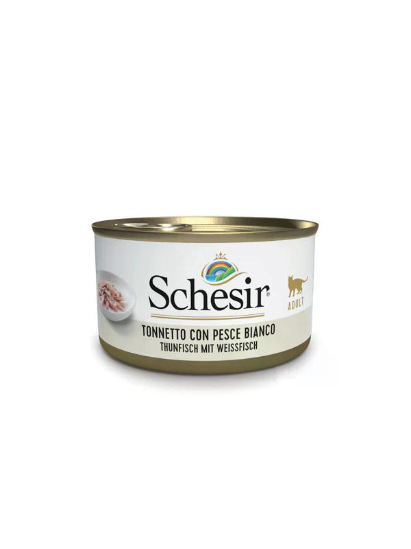 Schesir Cat Tonnetto e Pesce Bianco 85g