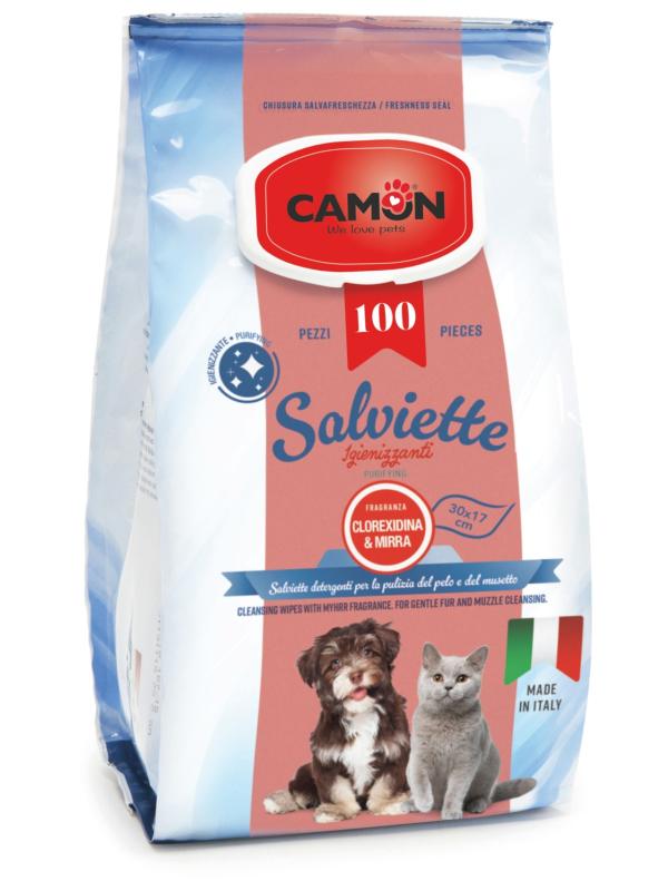 Camon Salviette Clorexidina e Mirra 100pz