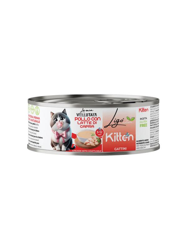 LIGO NATURE KITTEN Pollo e Latte di Capra 85gr