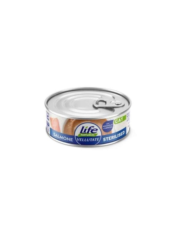 LifePetCare Cat Vellutata Salmone Sterilised 70gr